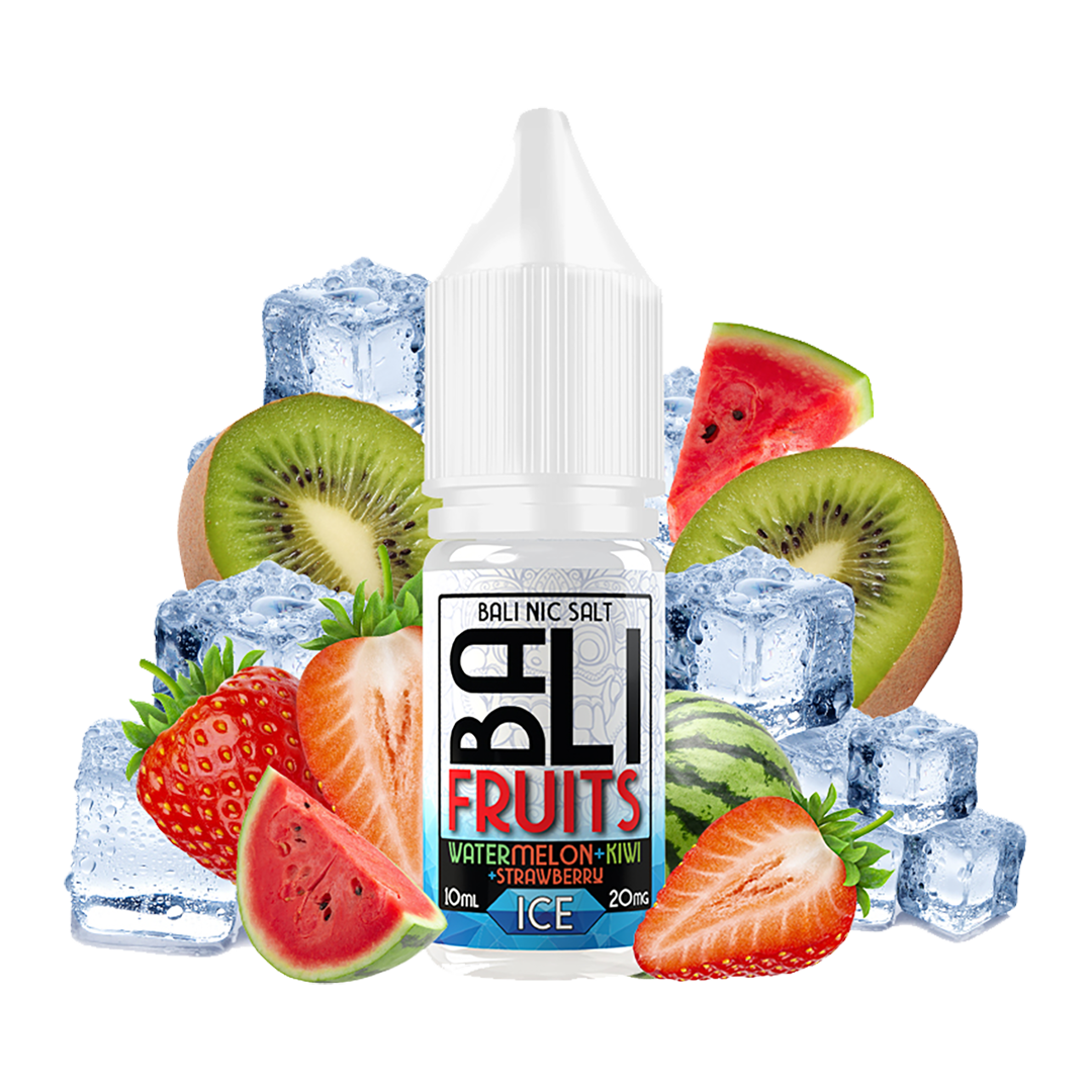 Bali Fruits Watermelon Kiwi Strawberry Super Ice Salts 10 ml by Kings Crest