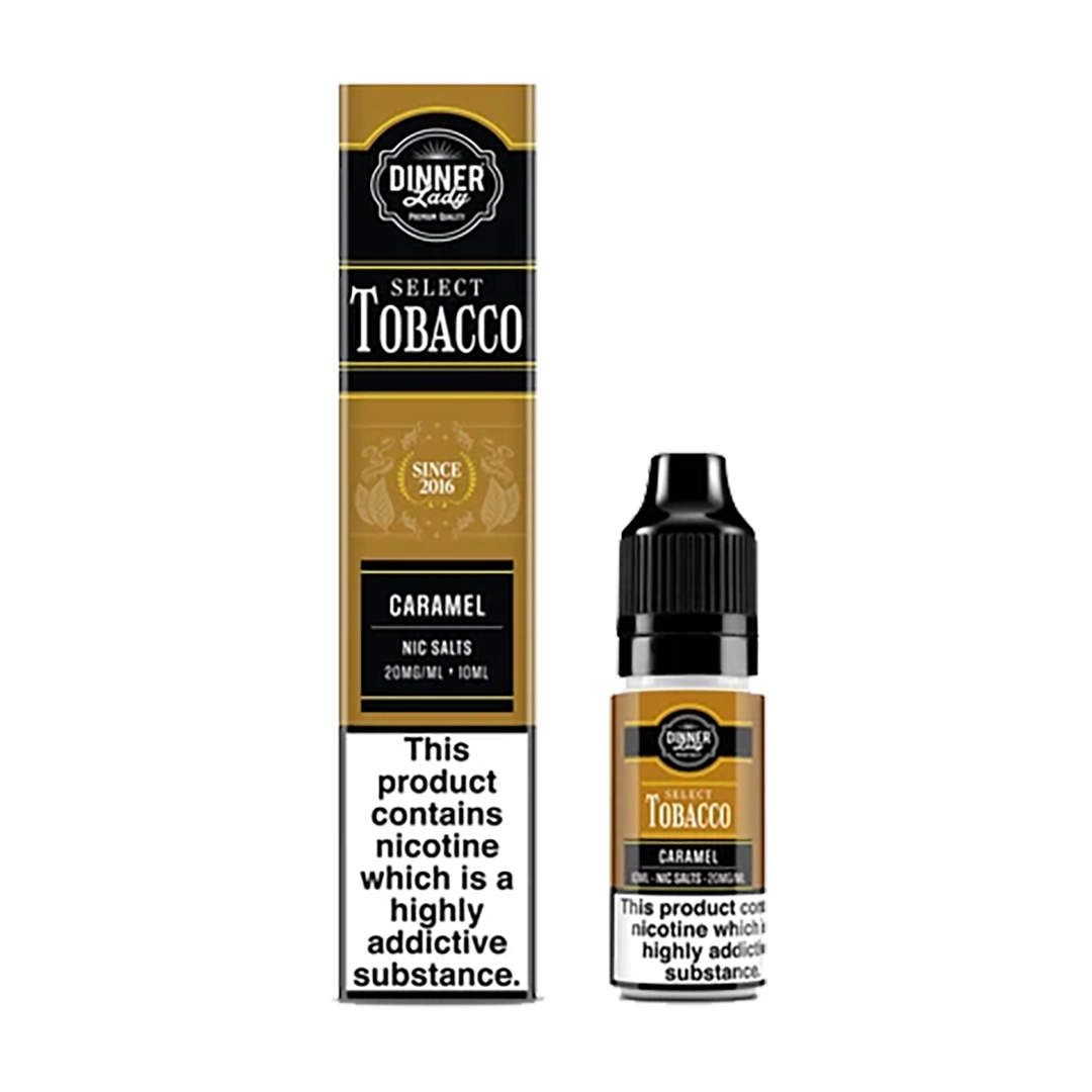 Dinner Lady Select Tobacco - Caramel Tobacco- 10ml 20mg