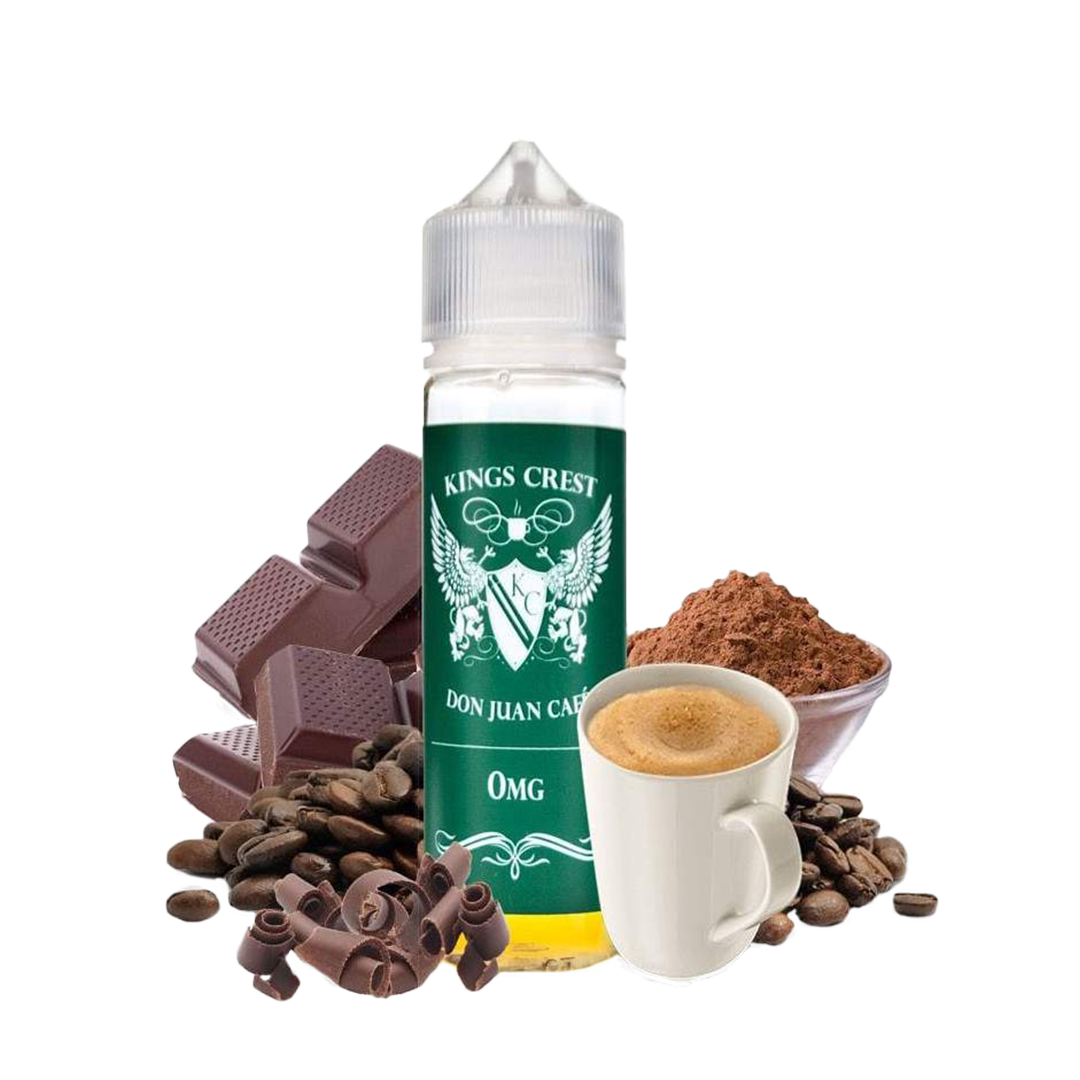 Kings Crest Don Juan Café 60ml  E-liquide premium  xvape.ma Maroc.